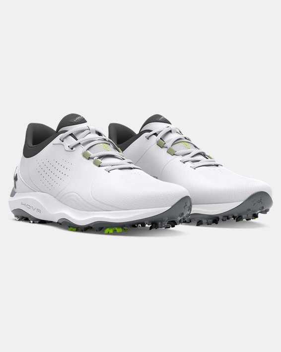 Men's UA Drive Pro Golf Shoes in White image number 3